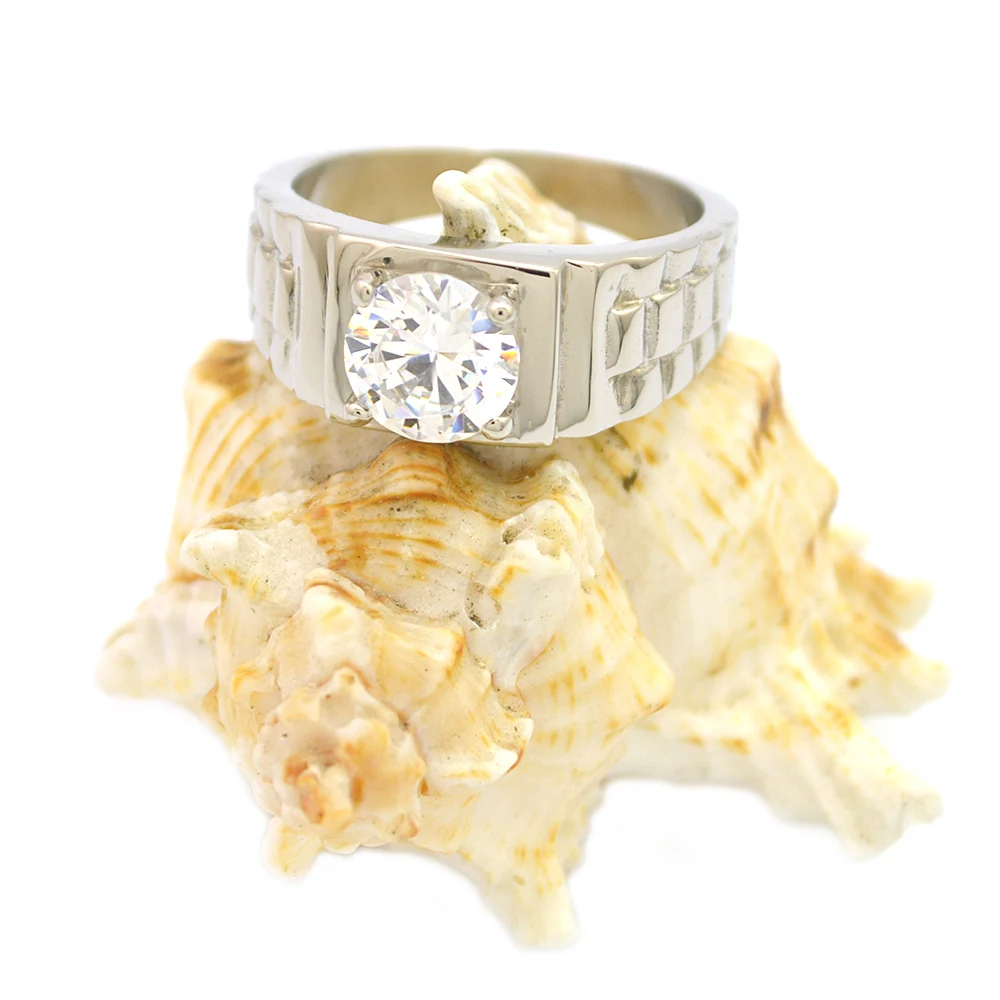 

customized wedding ring stainless steel ring simple fashion office ladies student ring