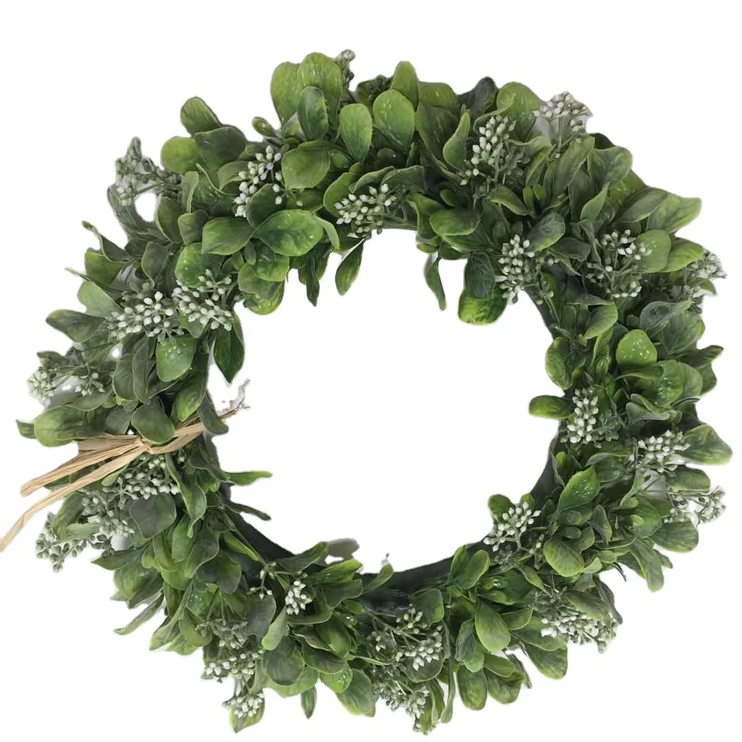 

Source manufacturer simulation garland door decoration American cabbage longevity fruit grass wreath pendant Amazon ornamental g, Customized