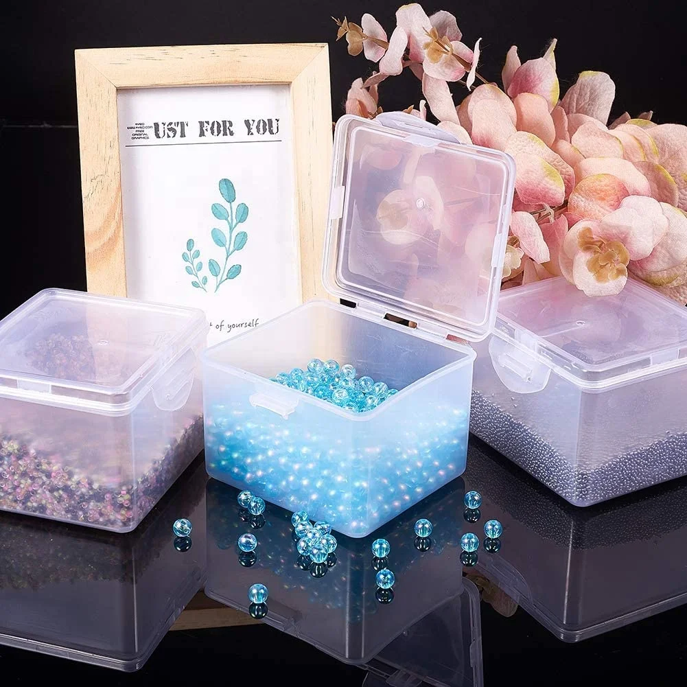 

Customized Convenient Practical Plastic Packing Box Clear Frosted Hard Plastic Storage Case
