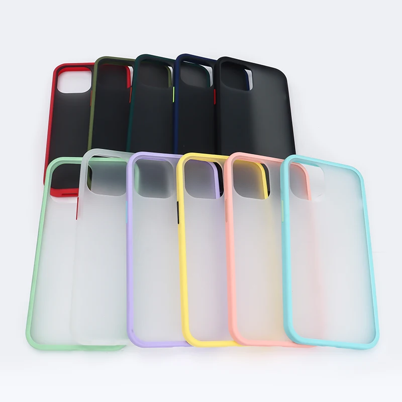 

In Stock For Oppo Series Translucence Skin Feeling Soft TPU Colorful Keys Cell Phone Cover Case, 11 color selection