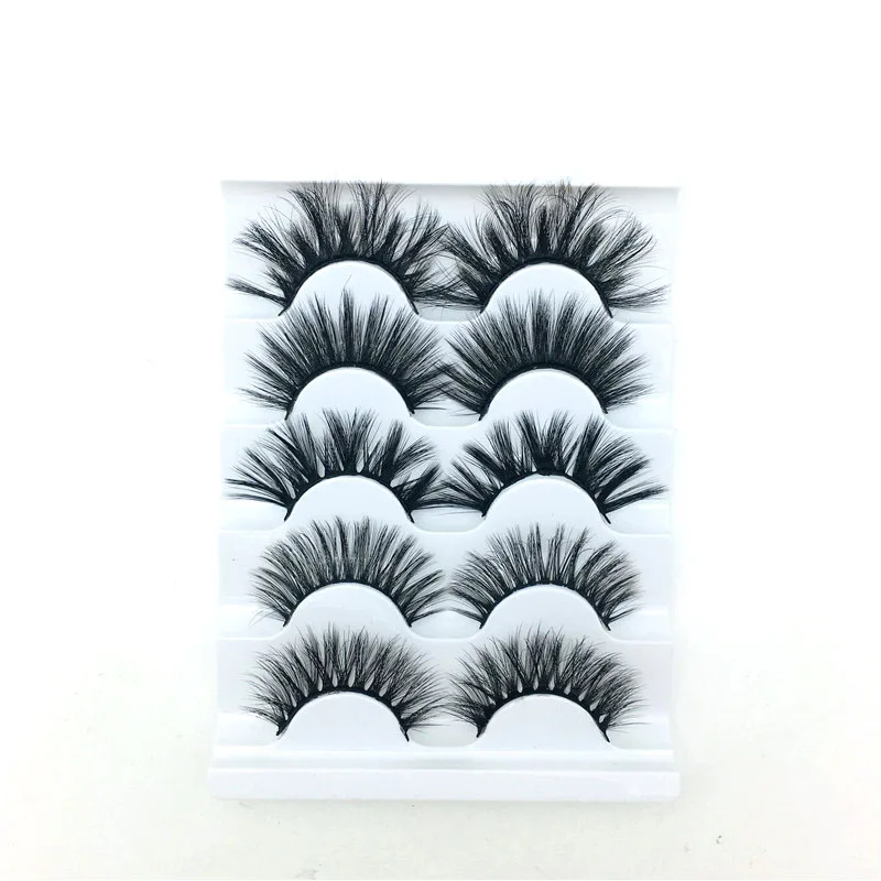 

Custom Private Label eyelashes vendor Free sample wholesale 5D Hand made Mink eyelashes, Natural black