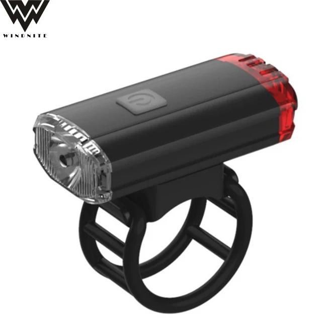 

Windnite 400LM USB Bicycle Light Front and Rear in ONE Rechargeable Helmet Light