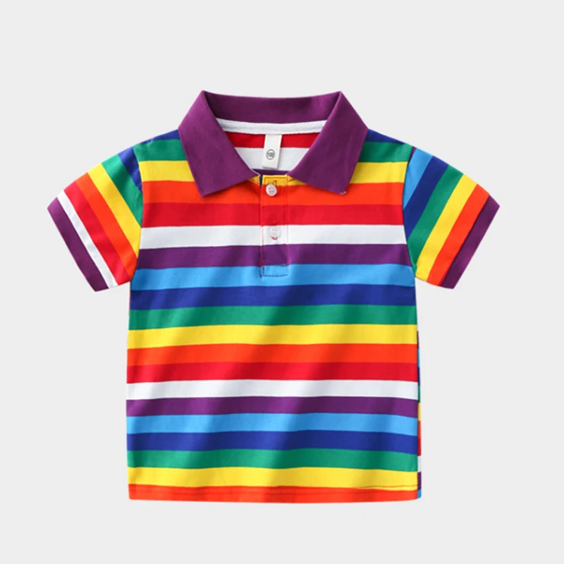 

Hot Selling 100% Cotton Summer Kids Clothes POLO T-shirt for Kids Boys Children
