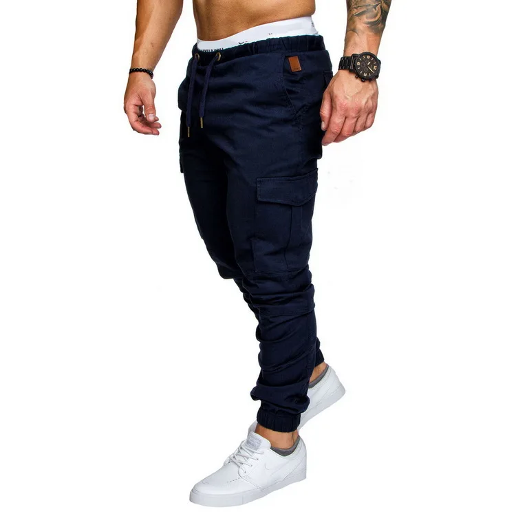 

Newest Mens Joggers Big Pocket Custom Mens Sports Running Pant