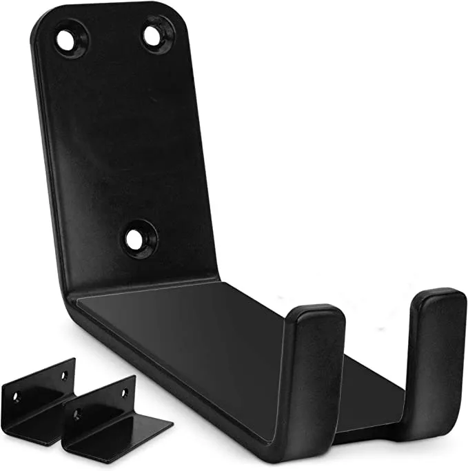 

Bicycle wall mount shorter pedals rack wide 2 support brackets, Black, white, silver,grey