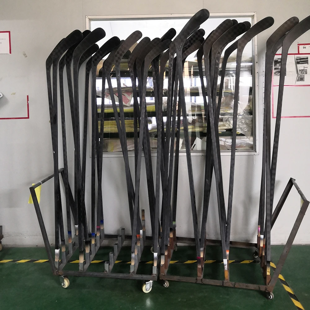 

New top one piece model 100% carbon fiber Ice Hockey Sticks from professional China factory, Customized color