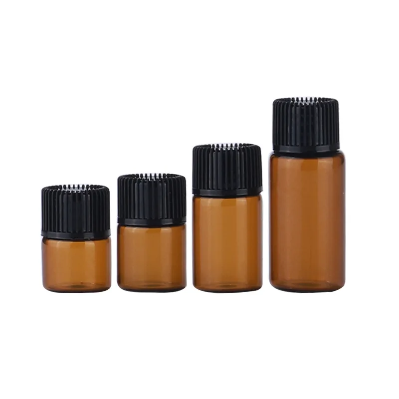 

China factory empty cosmetic packaging bottle essential oil mini glass bottles for sale