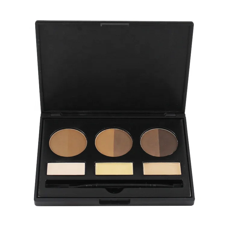 

Wholesale High Pigment Eyebrow with Concealer Palette Eyebrow kit, 9 colors
