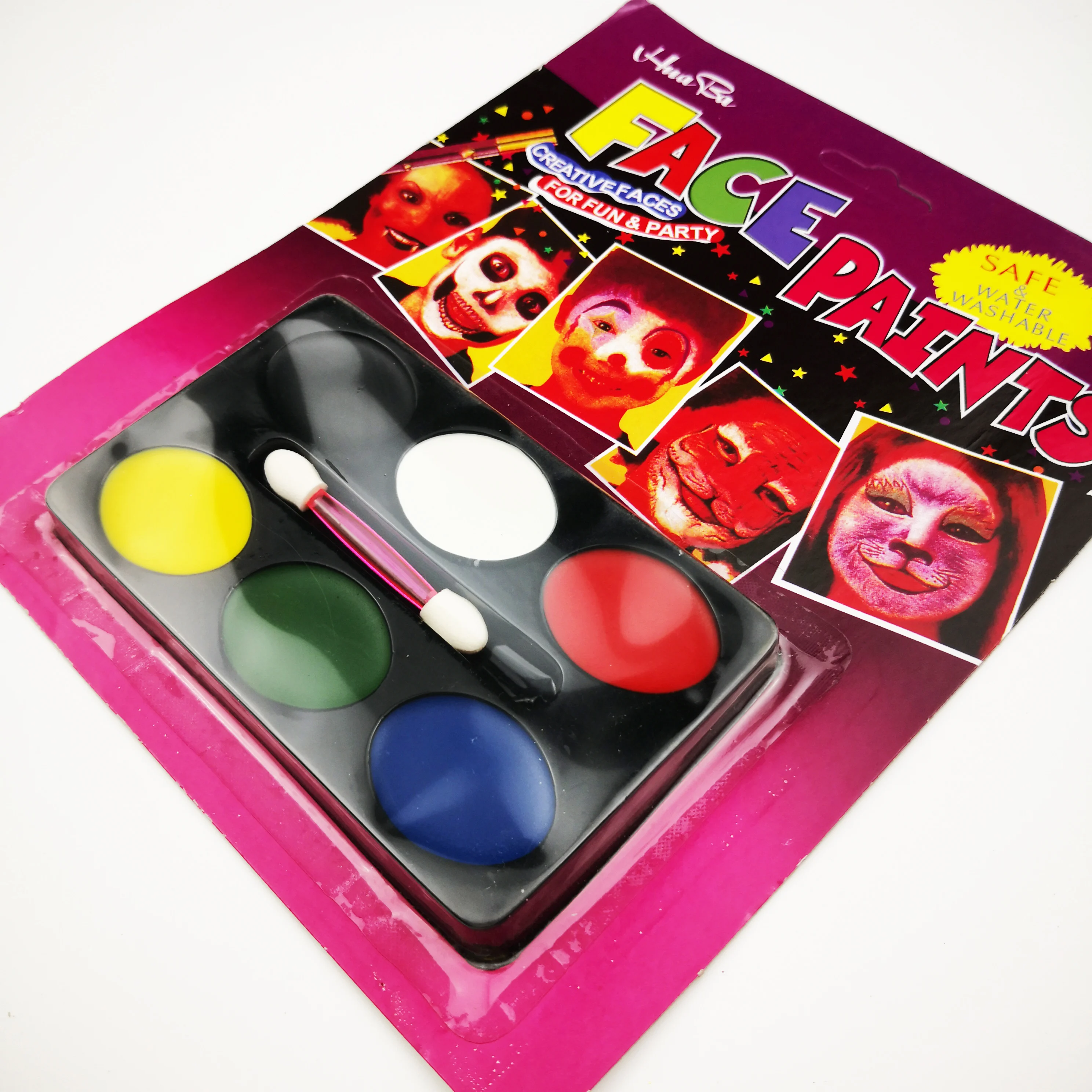 

Six color Halloween makeup face body paint environmental protection and non-toxic, 6 colors