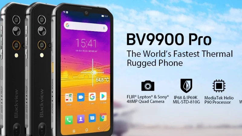 Blackview BV9900 Pro Thermal Camera Phone Rugged Smartphone