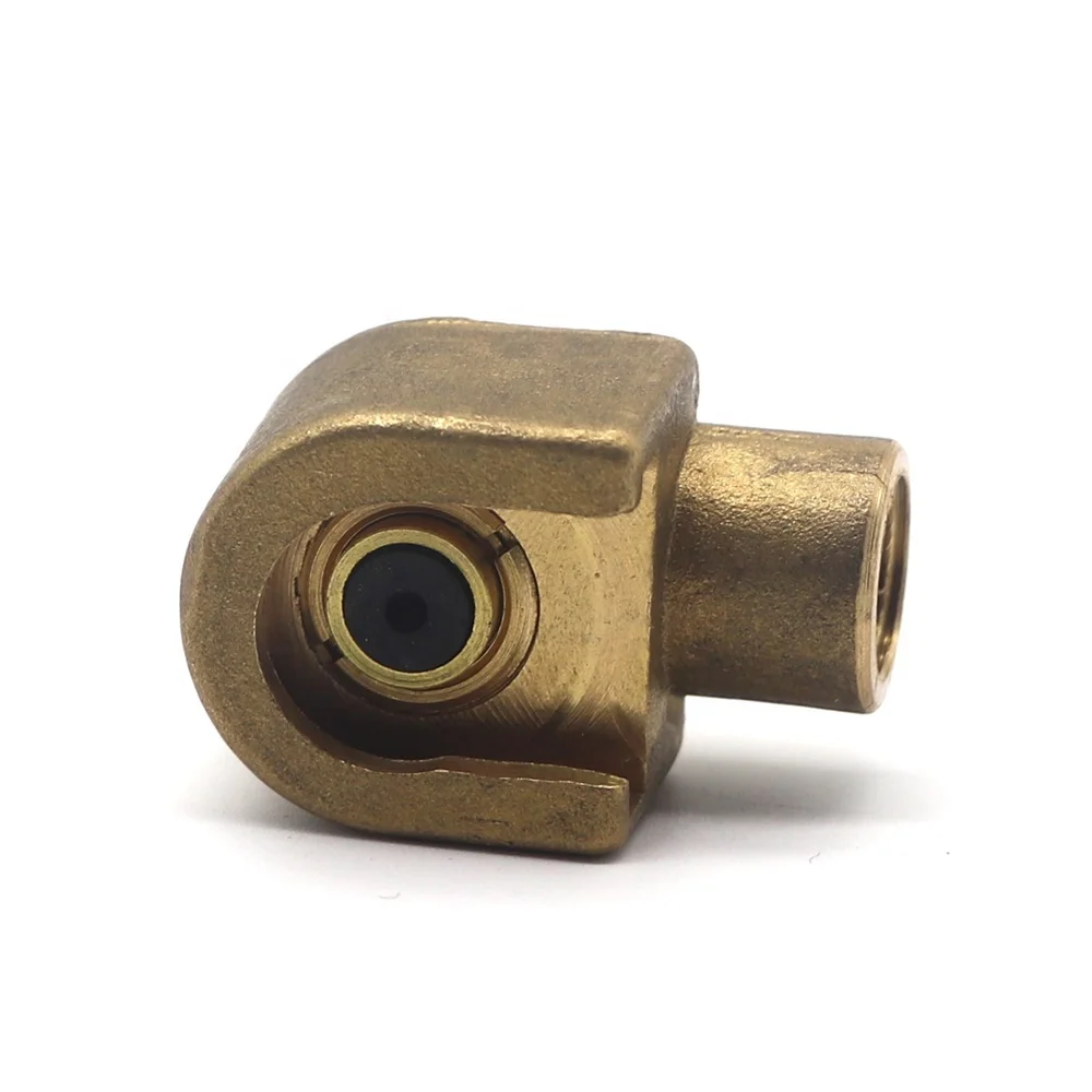 Syd946 1/827 Npt Button Head Brass Grease Gun Adapter For Grease Gun