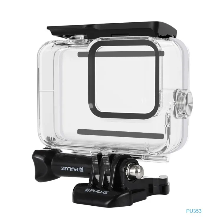 

Same day shipping PULUZ waterproof case camera 60m underwater camera Case for GoPro HERO8, Black+transparent