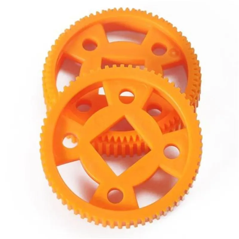 Custom Manufacturing Services | 3D Printing, CNC, Injection Molding Orange Gears