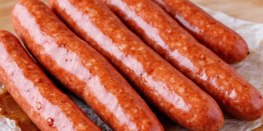 Freshly made Italian sausage links