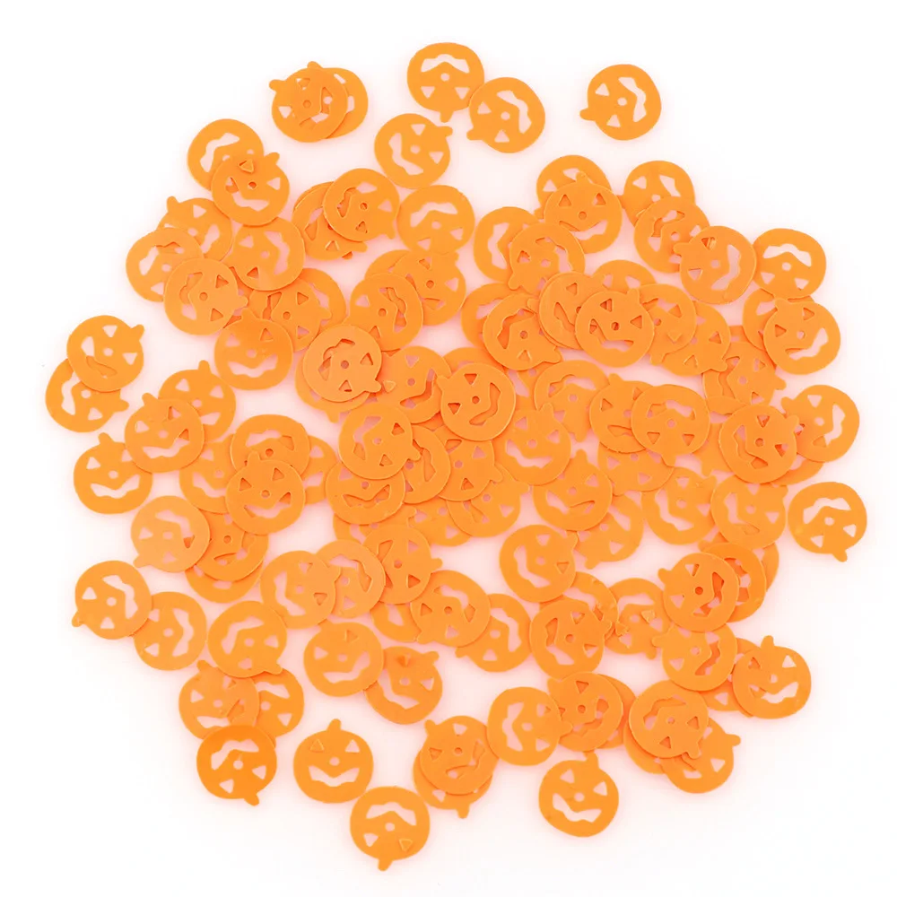 

Halloween Chunky Glitter Sequins Witch Ghost Pumpkin Shape DIY Crystal Epoxy Resin Filling Material Party Decoration Tool, Random