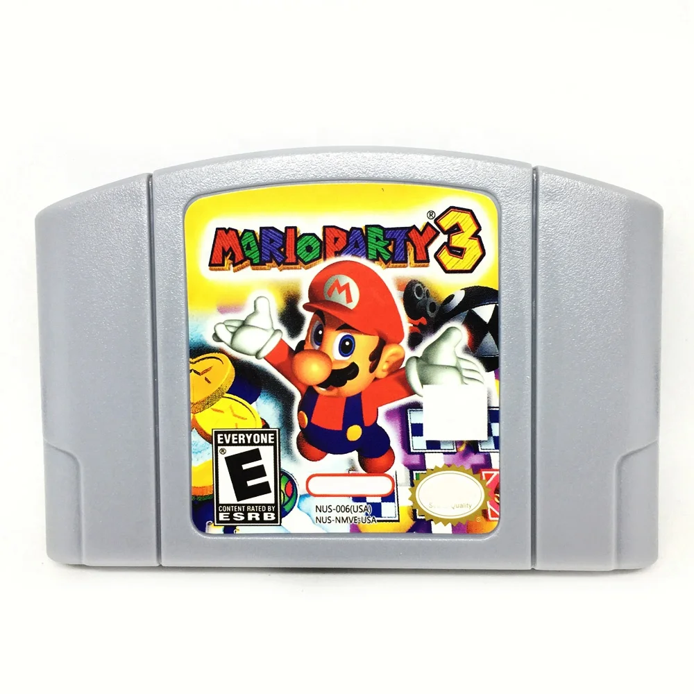 

In Stock USA Version English Language Retro Video Game Card N64 Super Mario Party 3