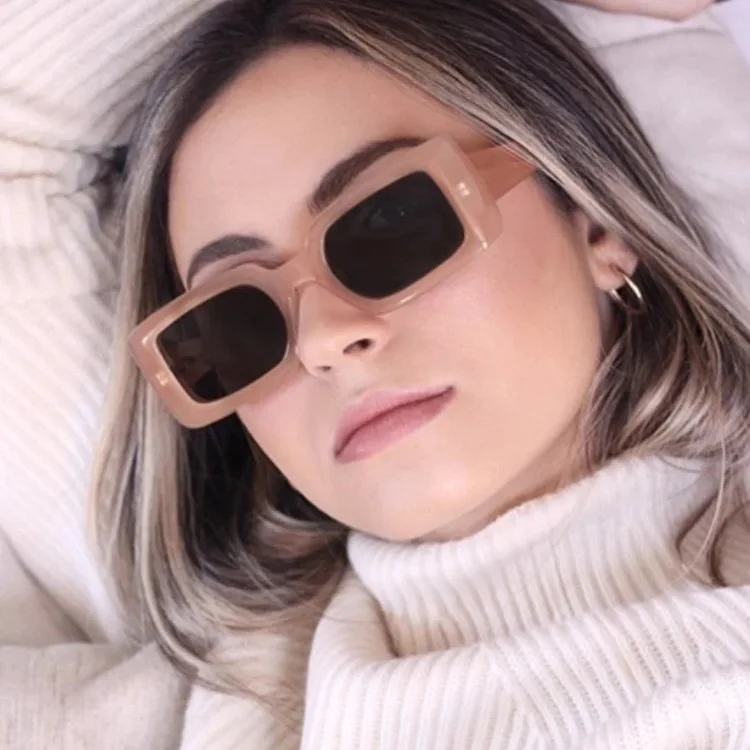 

Winter Glases new best vintage sunglasses 2021 small square flat top rectangle sunglasses sun glasses for women