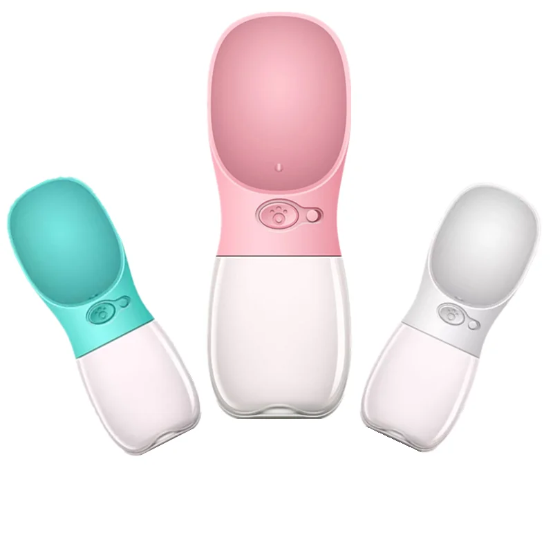 

Most Popular Portable Silicone Plastic Pet Outdoor Travel Drink Feeding Bottle Pet Dog Water Bottle, Blue/pink/grey