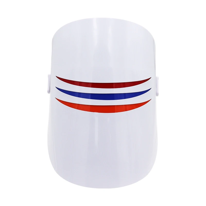 

Hot selling model led face mask beauty wholesale led facial skin mask beauty photon 3 colors led phototherapy beauty mask