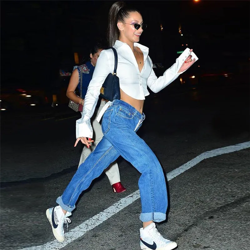 

Amazon Women Shirt Top Lace up Casual Women Crop Top New Arrival Women's Sexy Backless Long Sleeve Women Casual Blouse Designs, White/oem