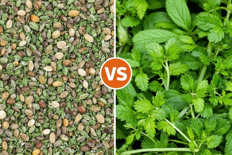 Fresh herbs in a bowl
