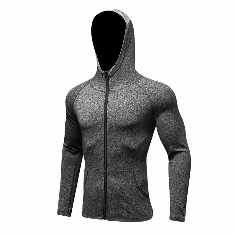 

OEM Custom Men Gym Jacket Fitness Zipper Hoodies Black Sweatshirts, Custmized