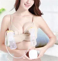 

Hot selling soft wireless mother pumping bra open breast bra