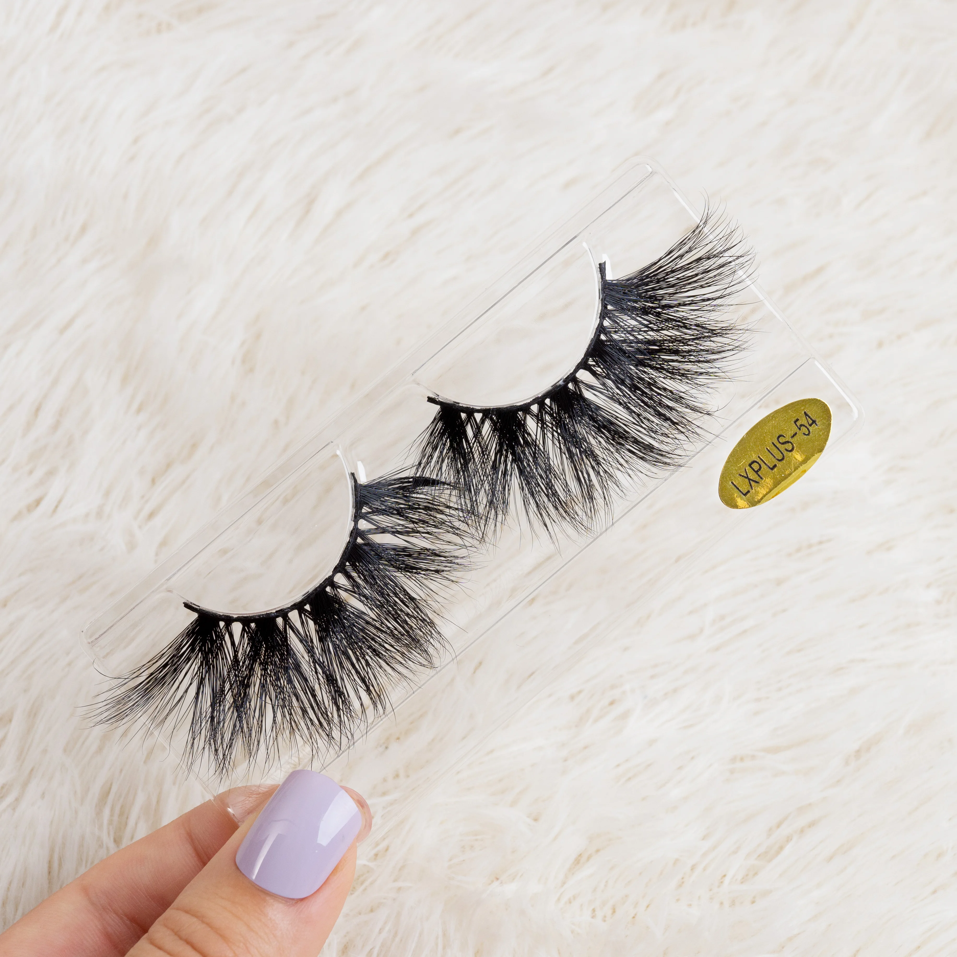 

100% mink eyelashes vendor custom eyelash boxes real 3-d mink eyelash 25mm, Black color, colorful color also available