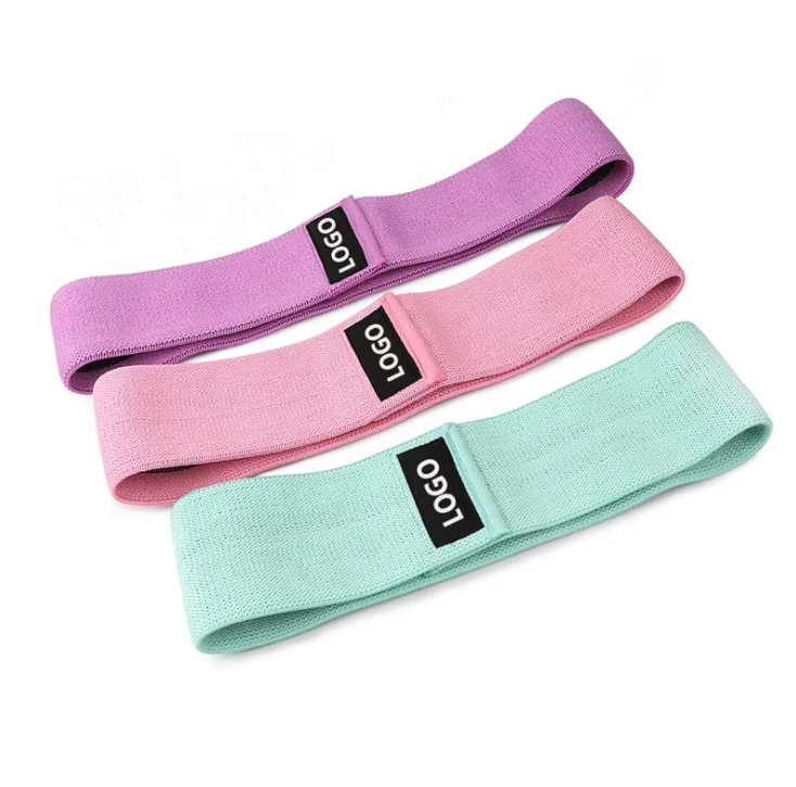 

2021 popular Highly Elastic Fabric Non slip Gym Beauty Butt Leg Hip Circle Resistance Band For Squat exercise Resistance Band, Pink,green,purple