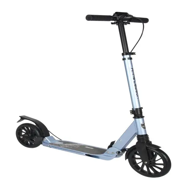 

2020 High quality adult pro Kick Scooter 200mm PU big 2 Wheels fashion designed kick scooter for sale with anodizing