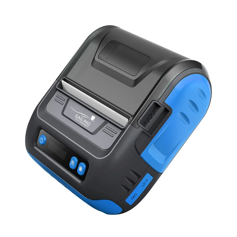 

80mm mini handheld Wireless portable Thermal Printer Receipt USB Blue Tooth Printer For Computer or Android iOS Pos Printer, Black color
