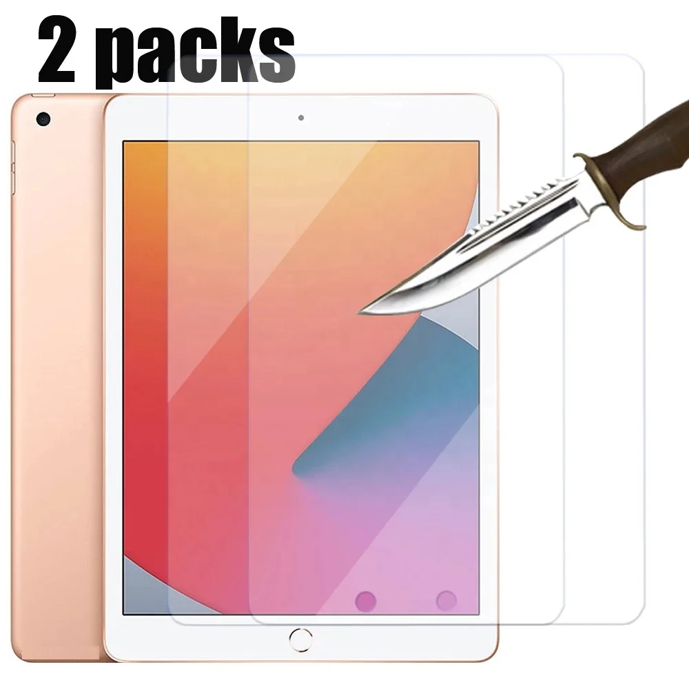 

High transparent 2 packs 10.8'' 9.7 inch Tempered glass HD screen protective film Screen Protector for iPad Air pro 2 3 4 5 6 11