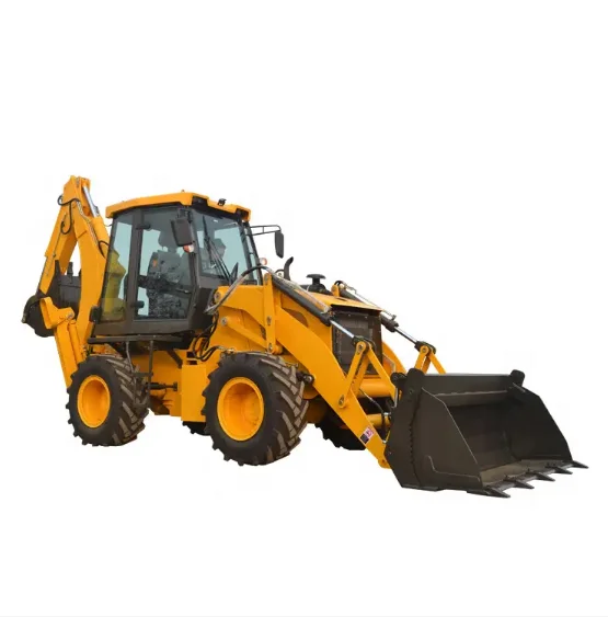 

China Earth-Moving Machinery Cheap New 4 Wheel Towable Loader Small Mini Backhoe Loader front towable loader