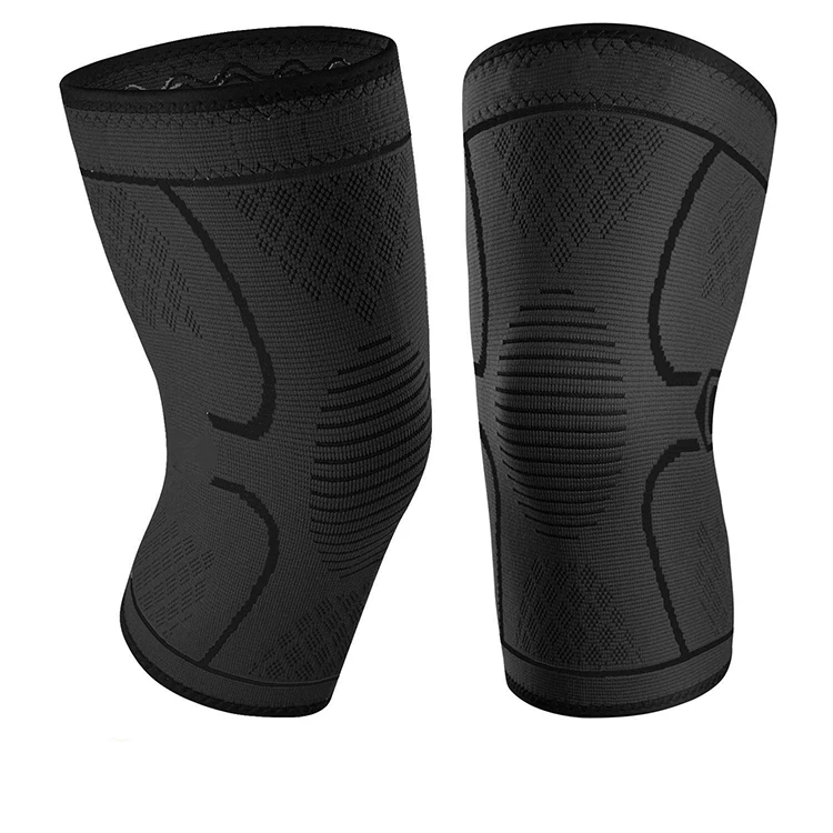 

MKAS Factory Directly Wholesale Elastic Fitness Nylon Knee Sleeve Oem Custom
