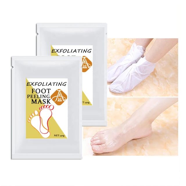 

AH Peeling Away Calluses Dead Skin Cells Make Your Feet Baby Soft Exfoliating Foot Mask