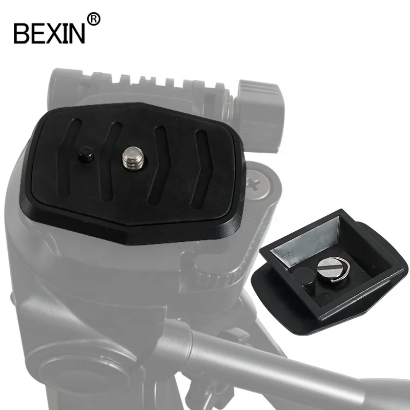 

BEXIN tripod accessories Quick Release camera mount Plate for yunteng Velbon Cx444 Cx-888 Cx-460 Cx-460mini Cx-470 Cx-570 Cx-690, Black