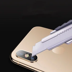 Wholesale transparent phone camera 9h tempered glass anti scratch screen protector for iphone x xs xs max