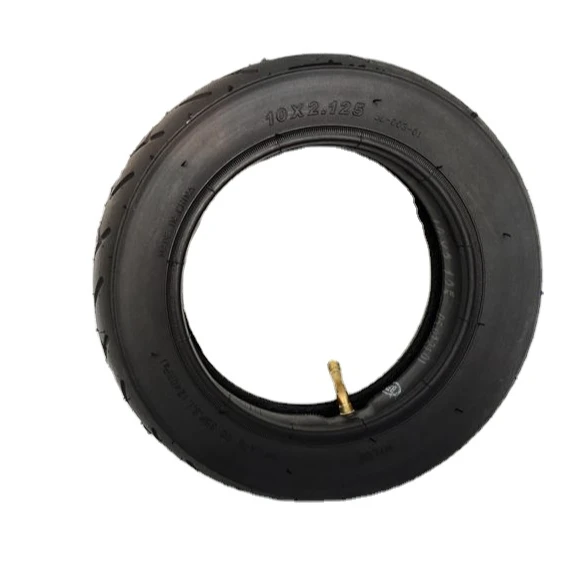 

Guaranteed Quality Unique Electric Scooter Part  Electric Scooter Tire Inner Tyre Tubes JING YUAN 10X2.125 Butyl Rubber, Black