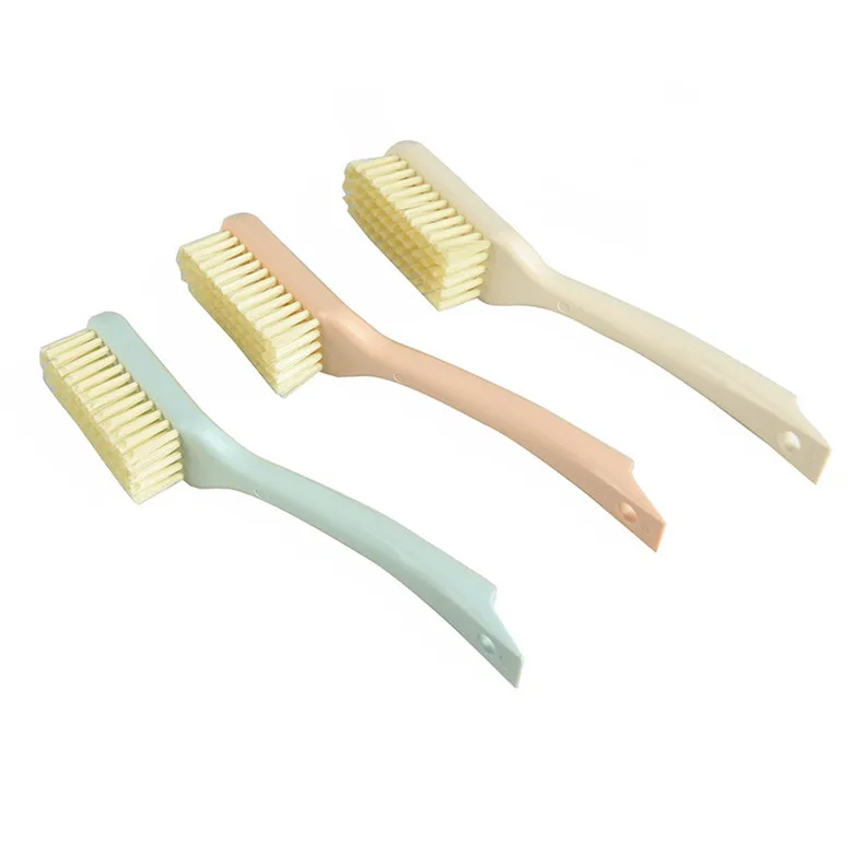 

Household non - injury shoes long handle macaron soft plain wash brush