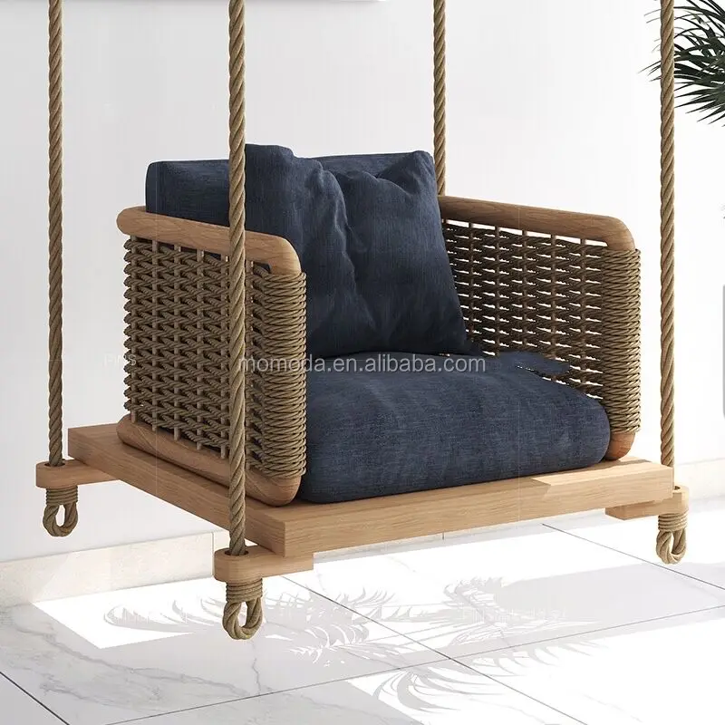 Momoda Furnishing Outdoor Hanging Daybed Outdoor Swing Bed Wicker