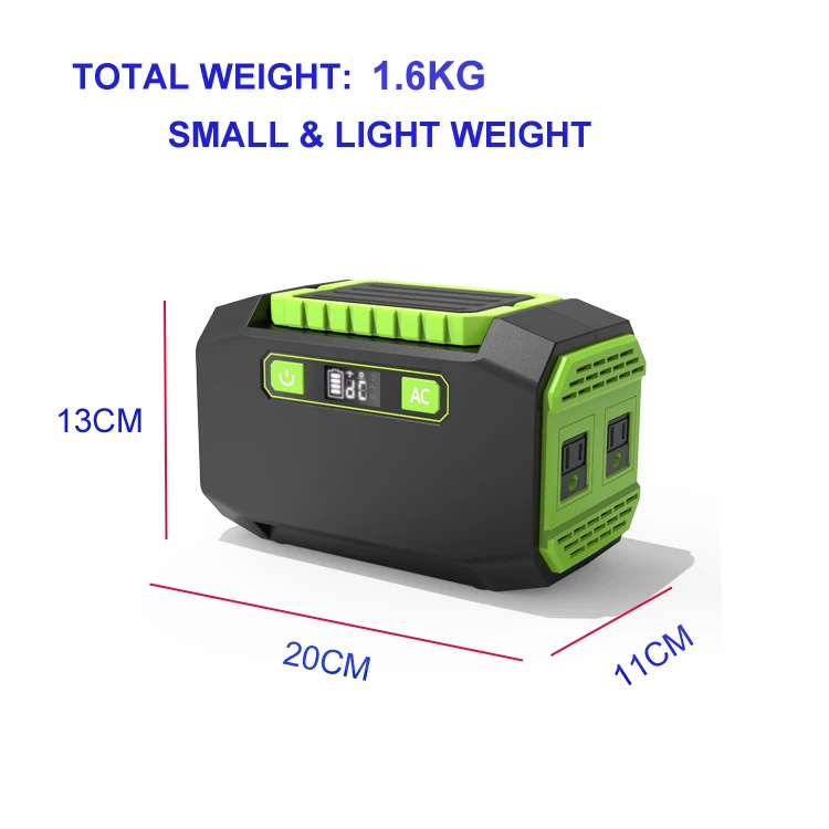 
Portable Solar Generator 1.6KG 150WH Easy Taking AC DC USB Output Camping Picnic Caravan 120v DC Power Supply 
