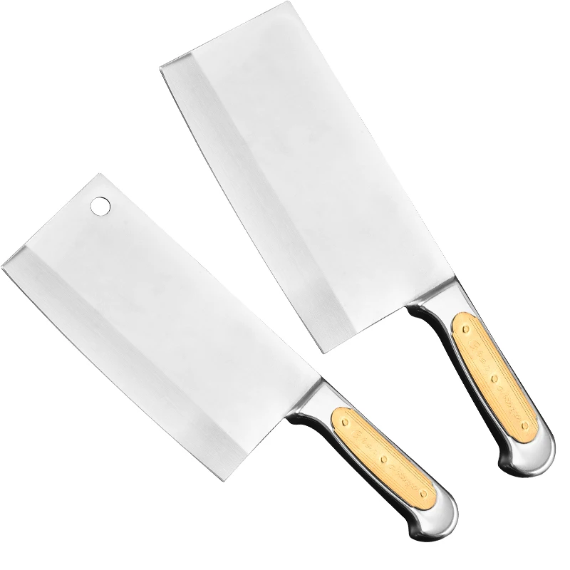 

Yangjiang Knife Non-stick Coating Blade with Wooden Handle Chinese Chopping Chef Butcher Cleaver Chopper Knife