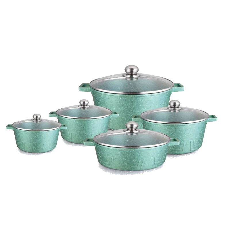 

Kitchen household combination set non-stick pot set VAKEEN-241 10-piece set