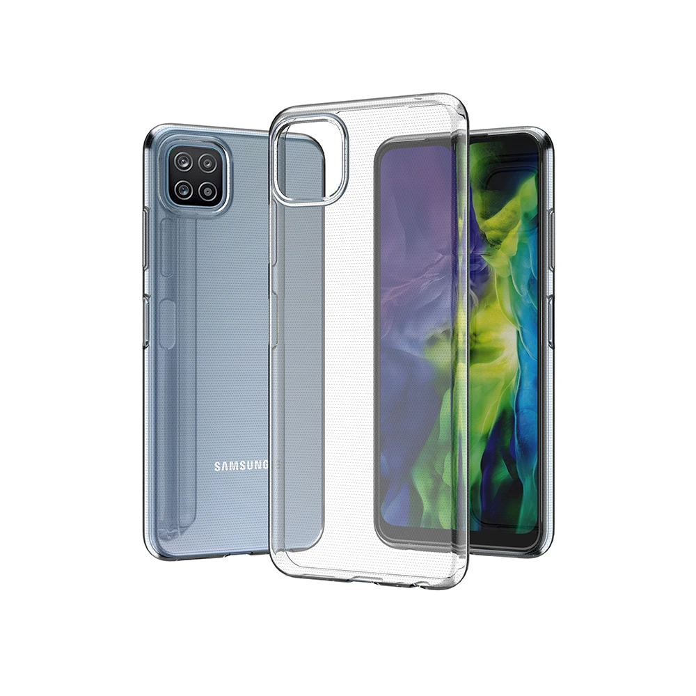 

For Samsung Galaxy A22, Crystal Clear Anti-Drop Soft Flexible TPU Scratch-Resistant Phone Case For Samsung A22 5G Back Cover