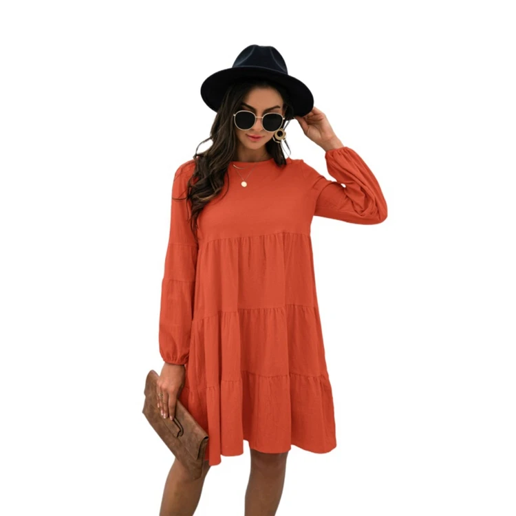 

Specializing in manufacturing spring casual plus size ladies dresses, Picture color