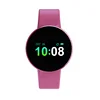 2019 custom your own brand sport watch round mirror color screen activity tracker with smooth strap