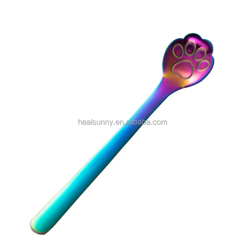

Stainless Steel Fruit Dessert Spoon Metal Ice Cream Cup Spoon