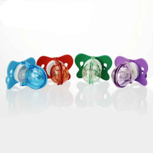 

Silicone Feeding Tube Baby Adult Pacifier Big Size Pacifier Bulk Silicone Adult Pacifier, Blue green white pink