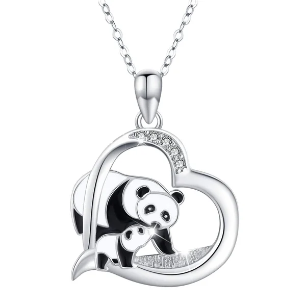 

Mom's Love Family Affection Pendant Necklace Animal Panda Bear Elephant Mother Baby Jewelry can be customized