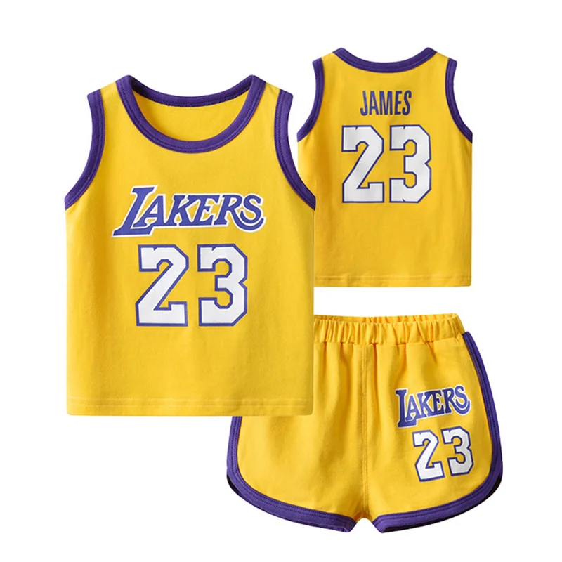 

Baby Basketball Jersey Clothes Set Kids Boy Girl Summer Sports Clothing Set